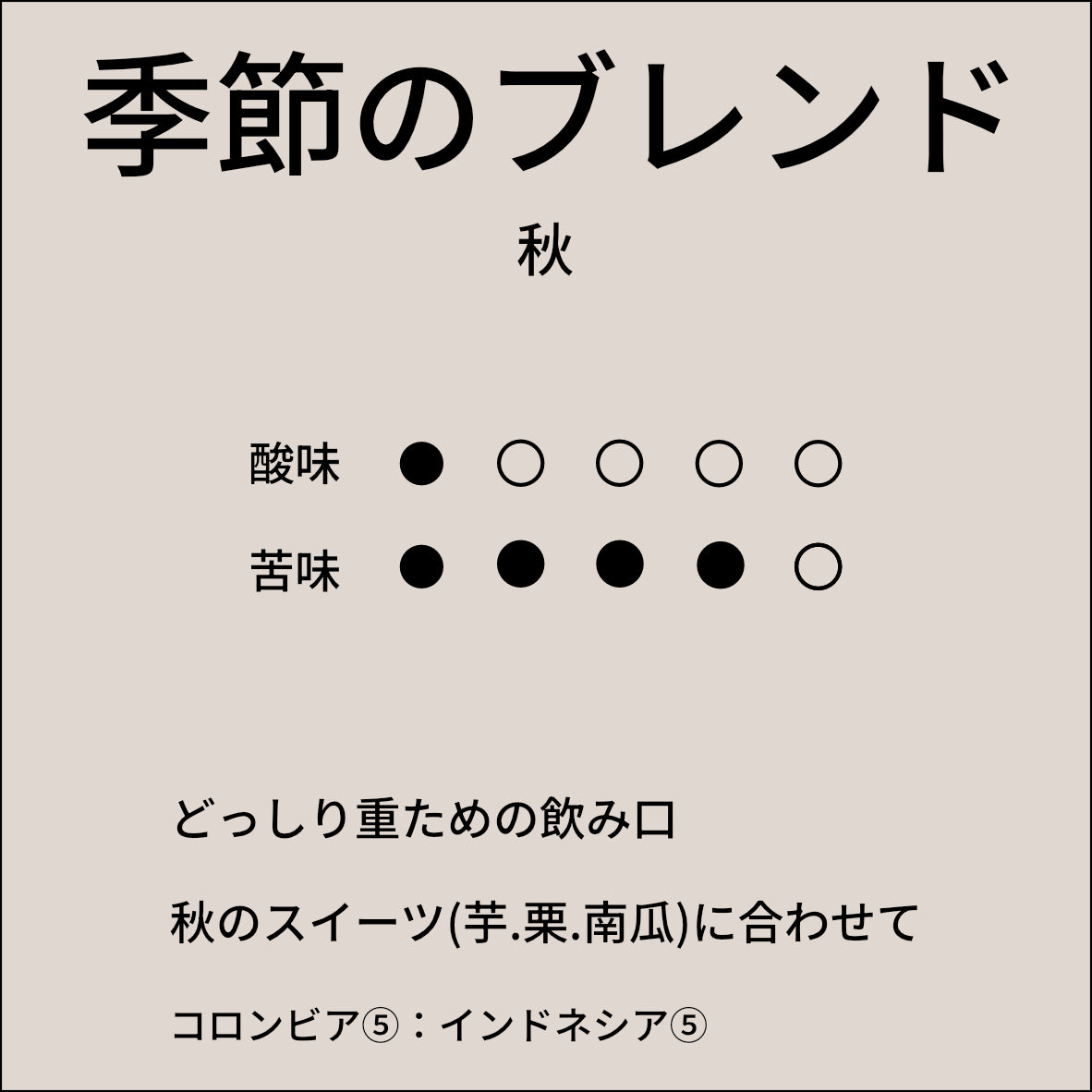 季節のブレンド 秋